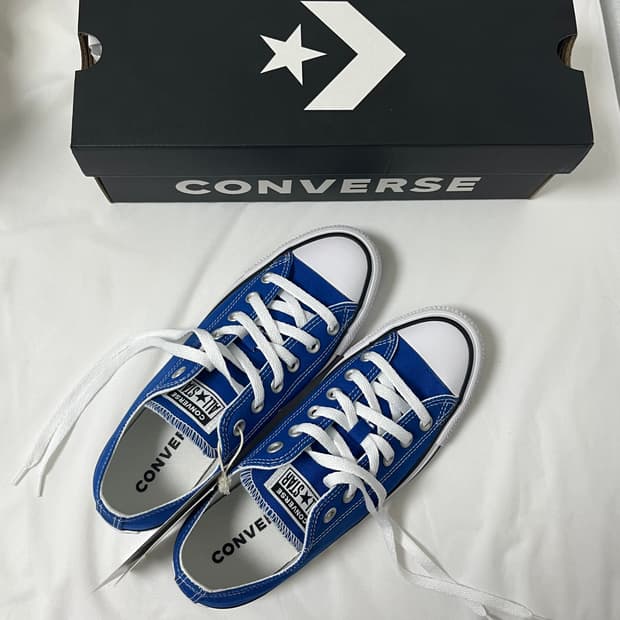 택달림 / 컨버스 정품 CONVERSE 척테일러 올스타 파란색 슈즈 운동