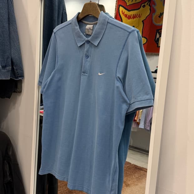 00s Nike 나이키 스우시 pk 반팔 티셔츠