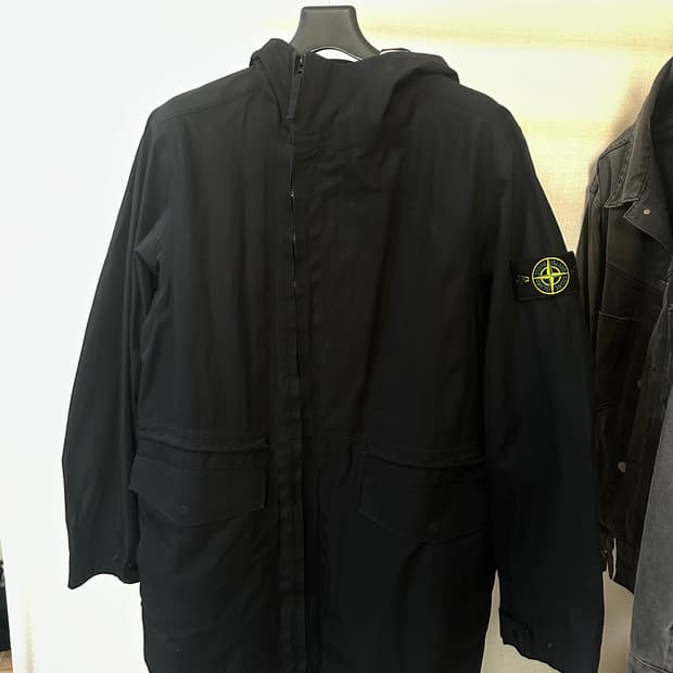 (L) 스톤아일랜드 멤브라나 후드자켓