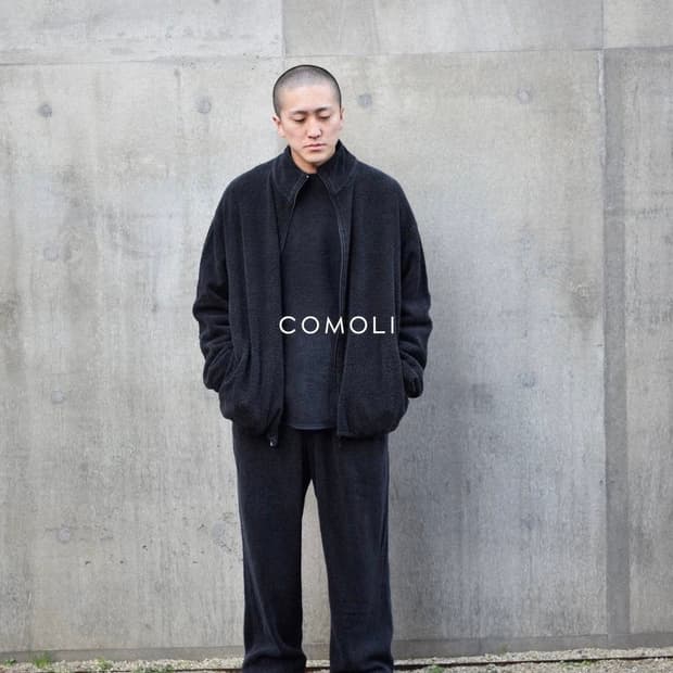 25aw 코모리 실크후리스 1사이즈 셋업