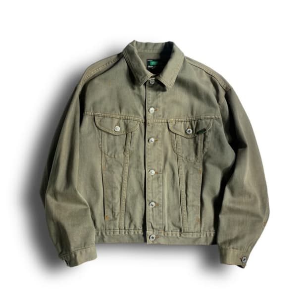 베네통 빈티지 크롭 자켓