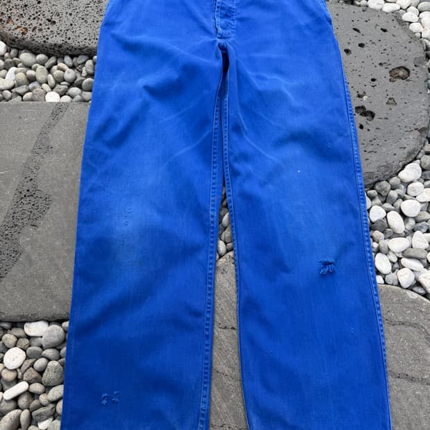 FADED DISTRESSED 1960s FRENCH 프렌치워크팬츠