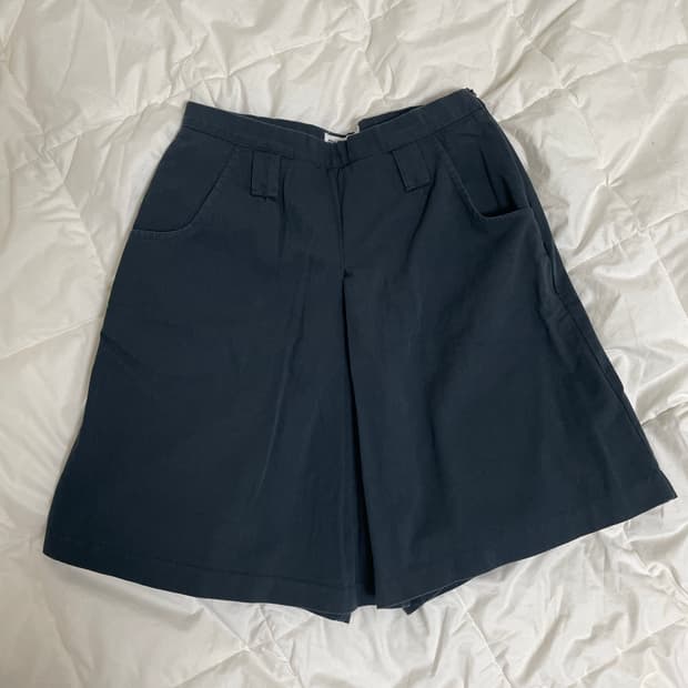 네이비 치마바지 s