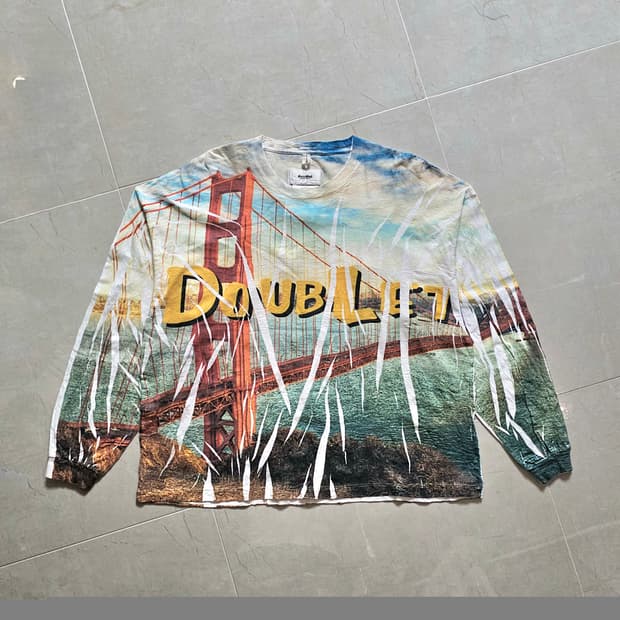 19ss Doublet 금문교 프린지 롱슬리브