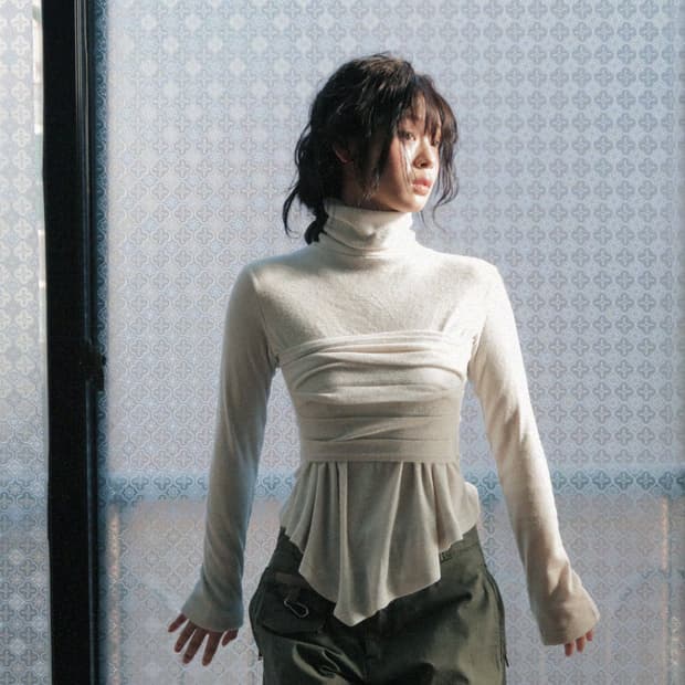 생활한복 폴라 니트