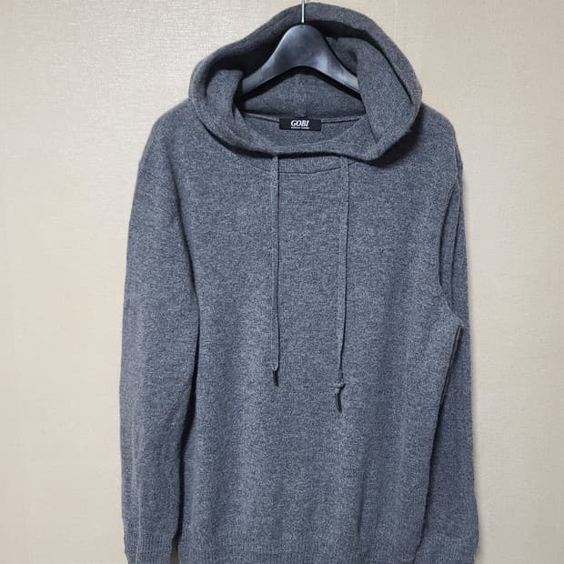 고비 캐시미어 후드 니트