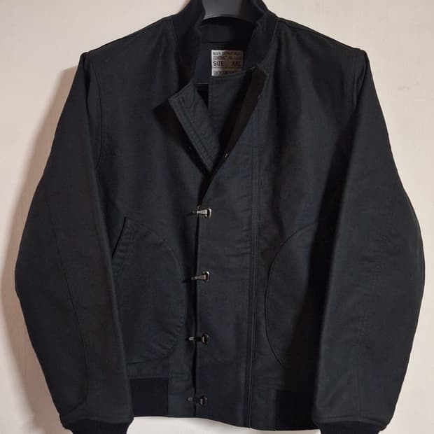 미해군 N-1 후크 데크 자켓 덱자켓 블루종 110 105 XXL