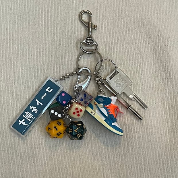 Gamer’s Luck Dice Keyring