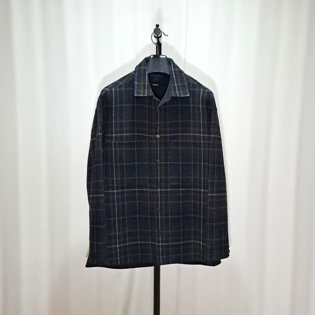 (새상품급) 질스튜어트뉴욕 19FW 울캐시미어 아우터 셔츠 100 B50