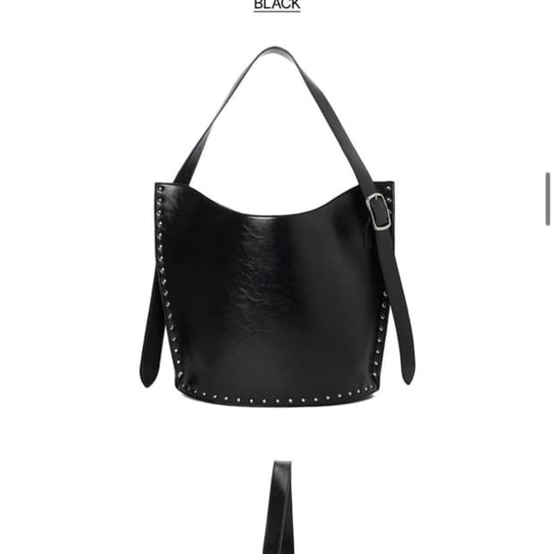 LCDC TM STUD DETAIL BUCKET BAG