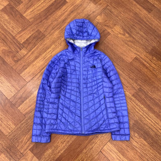 여성용 M(105~110) 노스페이스 써모볼 경량 후드 패딩 자켓