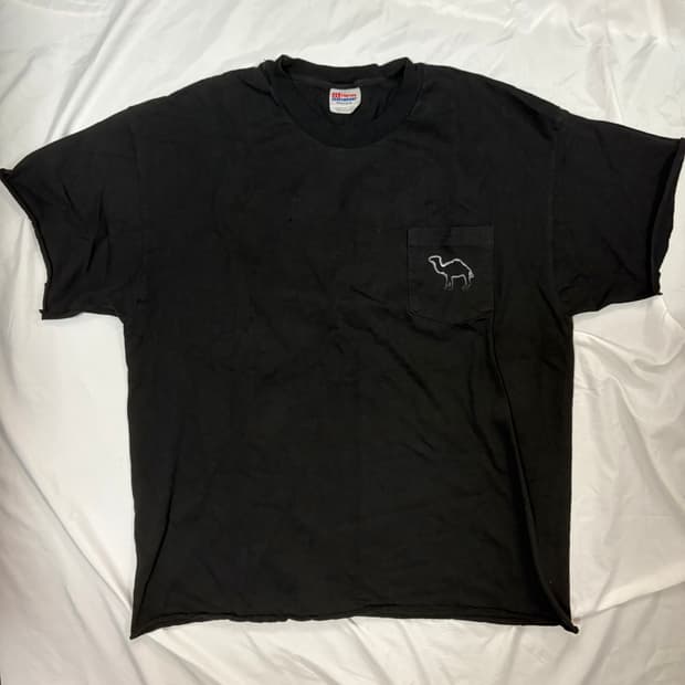 90s 카멜 프로모 티셔츠 made in mexico