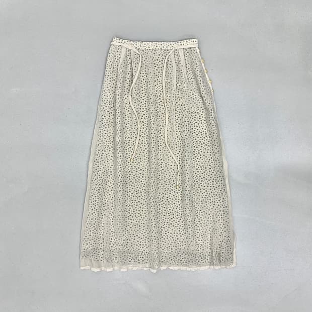 LEILIAN 패턴 롱 스커트