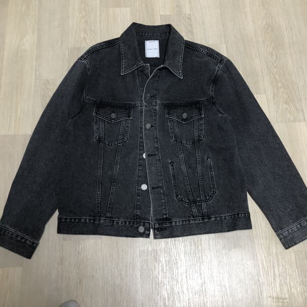 (L) 브랜디드 BRANDED 2001 슬로우 워커 데님 자켓 블랙 자켓