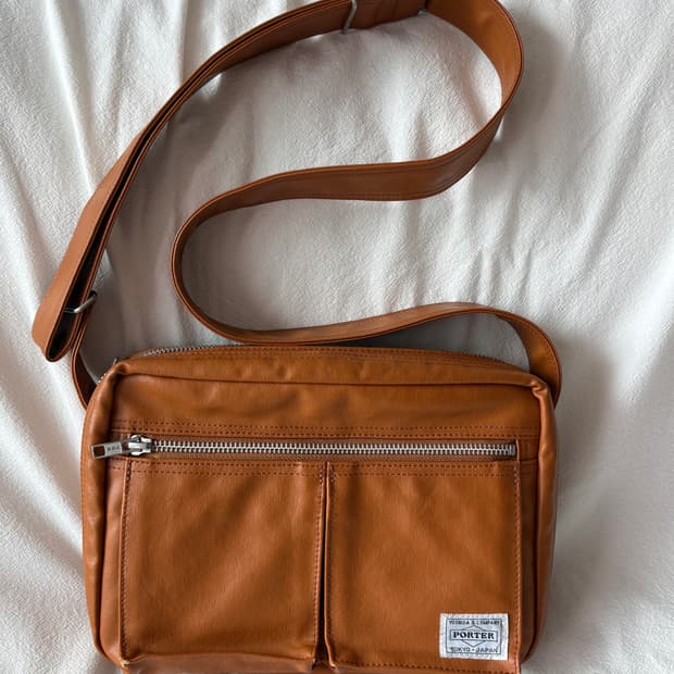PORTER FREESTYLE SHOULDER BAG (Camel  S)