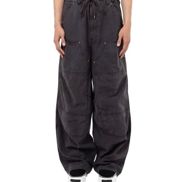 [S] 카미야 25FW 백 새틴 페인터 팬츠 Back Satin Pain