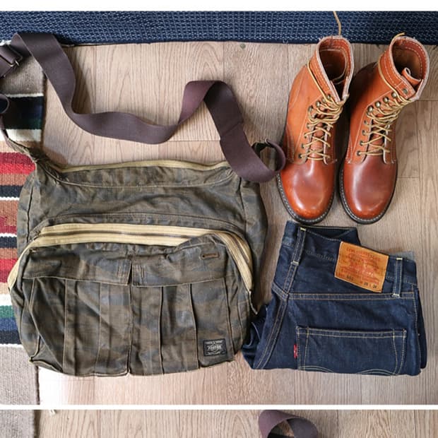 일본판 porter 요시다 포터  카모 빈티지 백  

