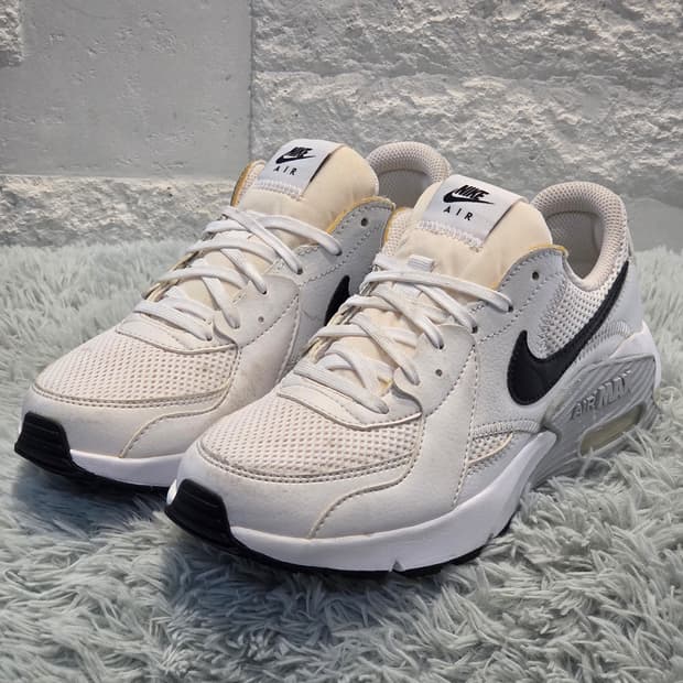 8q-25:나이키 에어맥스 CD5432-101화이트블랙(24cm)-A급