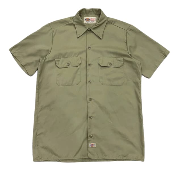디키즈 워크 셔츠 made in USA (M)  