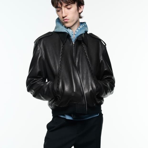 [50]솔리드옴므x스테판쿡 레더자켓