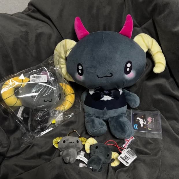 산리오 롤로매닉 베리 누이구루미 인형 키링 마스코트 참 일괄