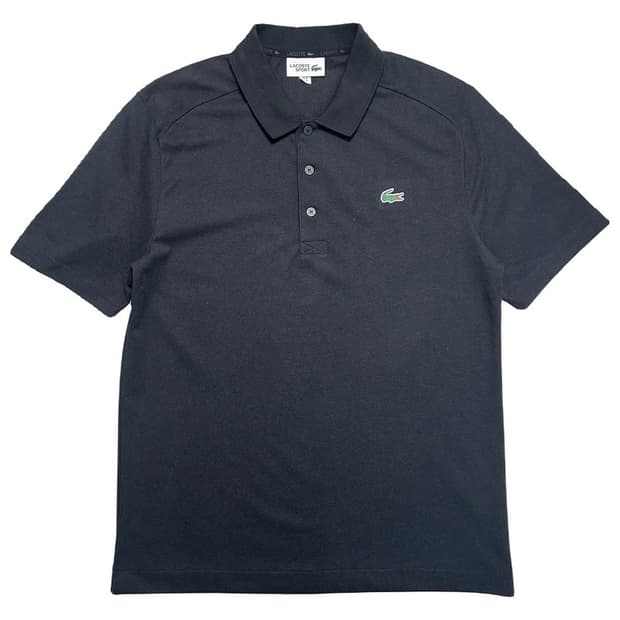 LACOSTE SPORT 반팔 카라티 블랙 M