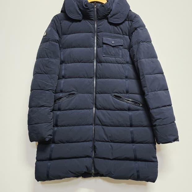 루이까스텔 여성 네이비 구스다운롱패딩