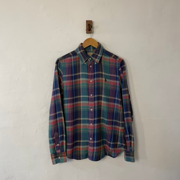 폴로 어센틱 체크 셔츠 