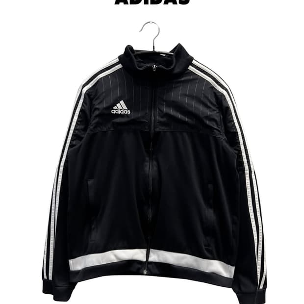 (100) 아디다스 티로15 트랙탑 져지 블랙