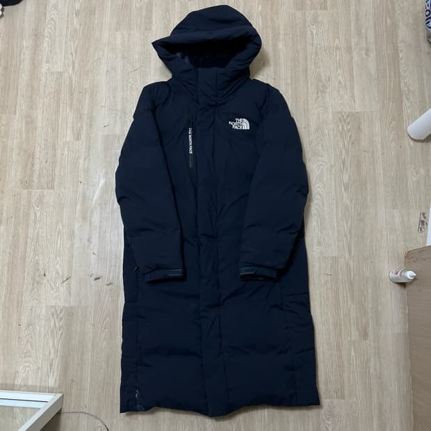 노스페이스 마운틴 구스다운 후드 롱패딩 M/95 