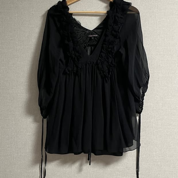 [고스 / 고스로리] 블랙 레이스 원피스