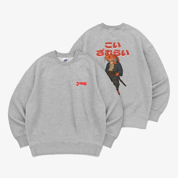 CRAZY WORLD 오버핏 맨투맨 (M)