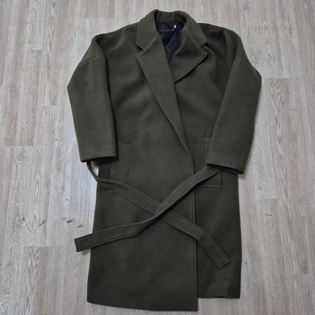 BUCKET LIST 버킷리스트 남성 클래식 울 벨티드 코트 M(95)