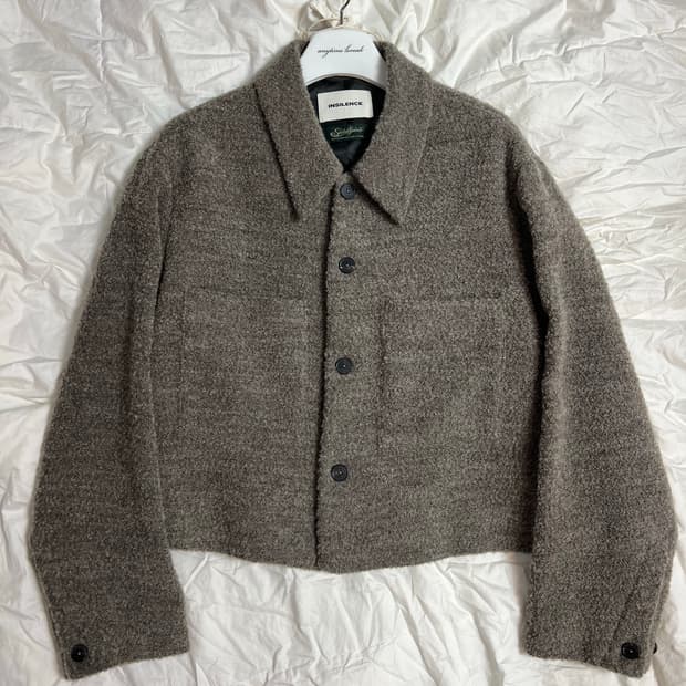 부클 울 블루종