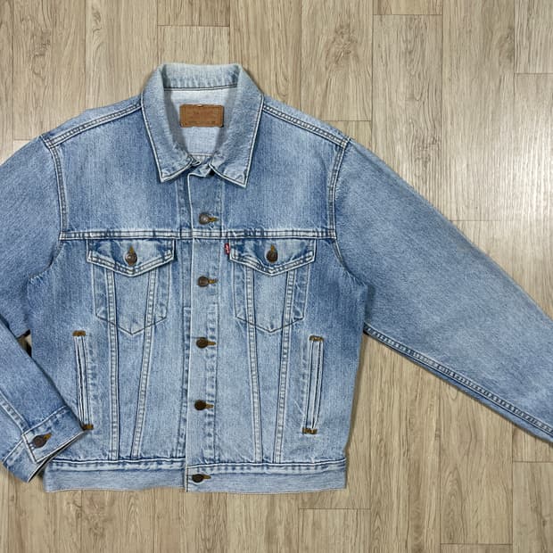 100~105) 80's 리바이스 타입3 연청 4포켓 데님자켓(미국제)