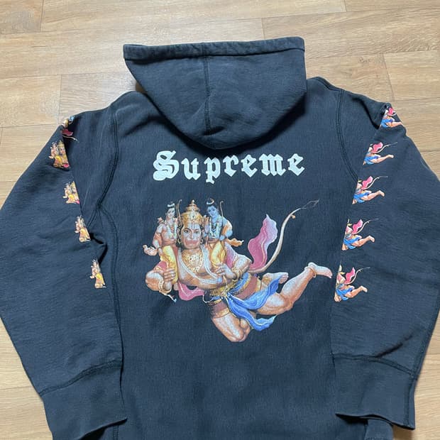 슈프림 13FW 하누 후드티 M