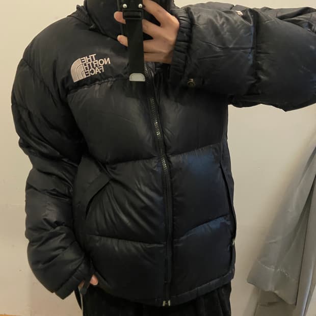 노스페이스 700눕시 다운 후드패딩
