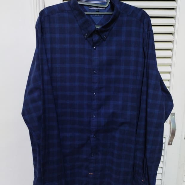 2XL 타미힐피거 체크셔츠