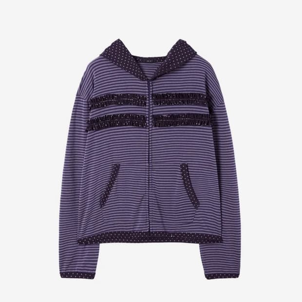 바니쉬먼트 보라 후드집업