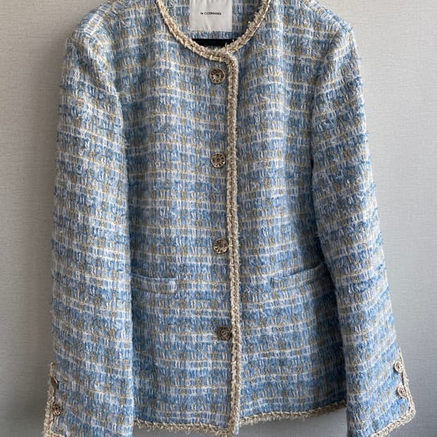 르꼬르망 트위드 자켓 L