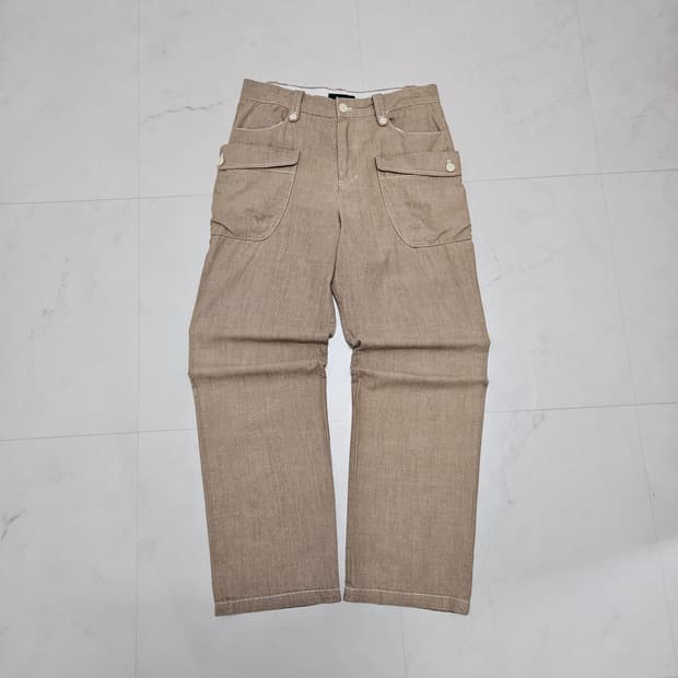 일본빈티지 Rageblue 카고포켓 치노팬츠 베이지 30