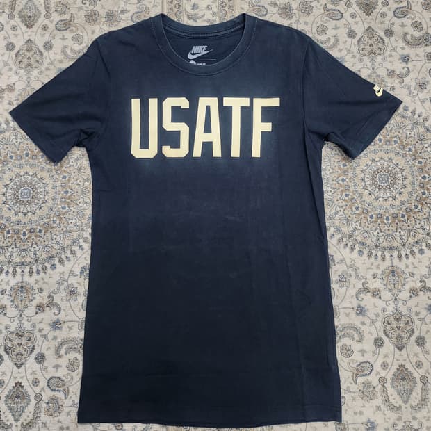 나이키 USATF 미육상연맹 로고 반팔티 M (44반까지)