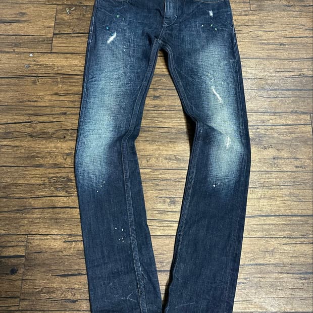 디젤(DIESEL) THANAZ 0074K 이탈리아제 페인팅 워싱 슬림