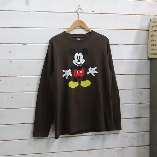 (착용컷) 디즈니 미키 마우스 롱 슬리브 (남성용 103)