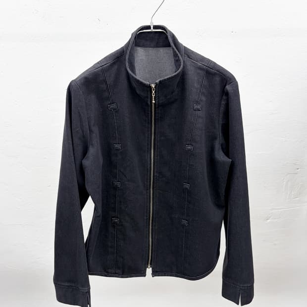 빈티지 슬래시드 집업