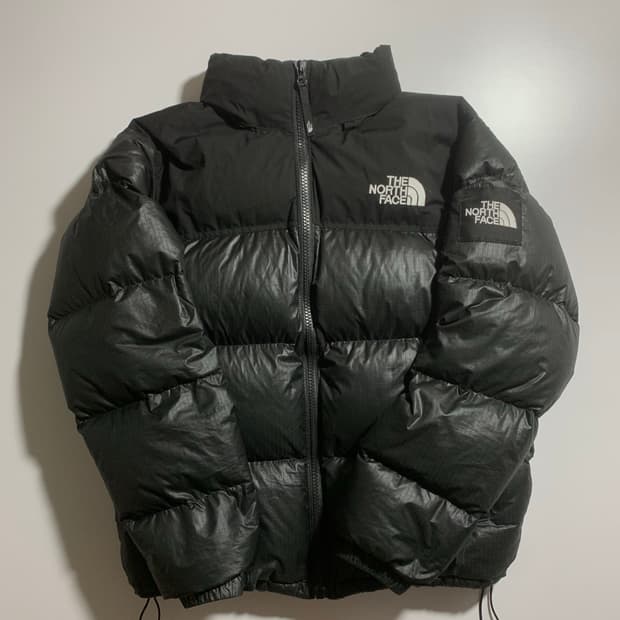 노스페이스 눕시 블랙 패딩