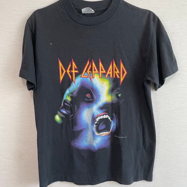 80s 데프레파드 Def lepard hysteria 밴드티