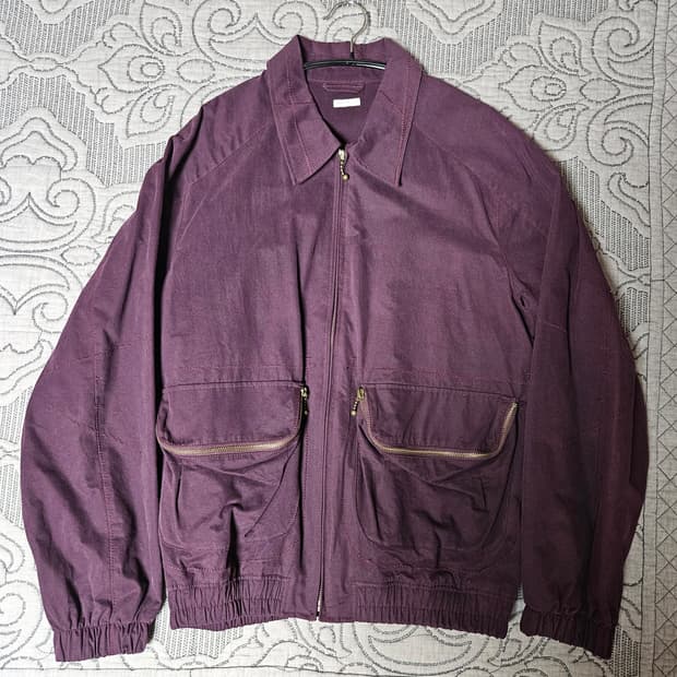 [2] anonimo(a) 더 포켓 블루종 자켓 딥 퍼플
