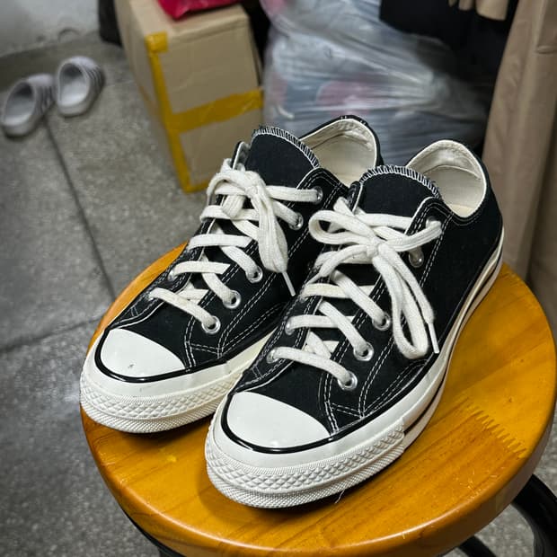 컨버스 척 70 로우 블랙 250