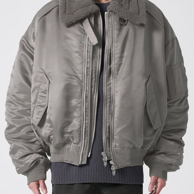 준지 무스탕 마원 그레이 46